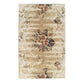 Washed Floral Transitional French Design Distressed Rug FredCo