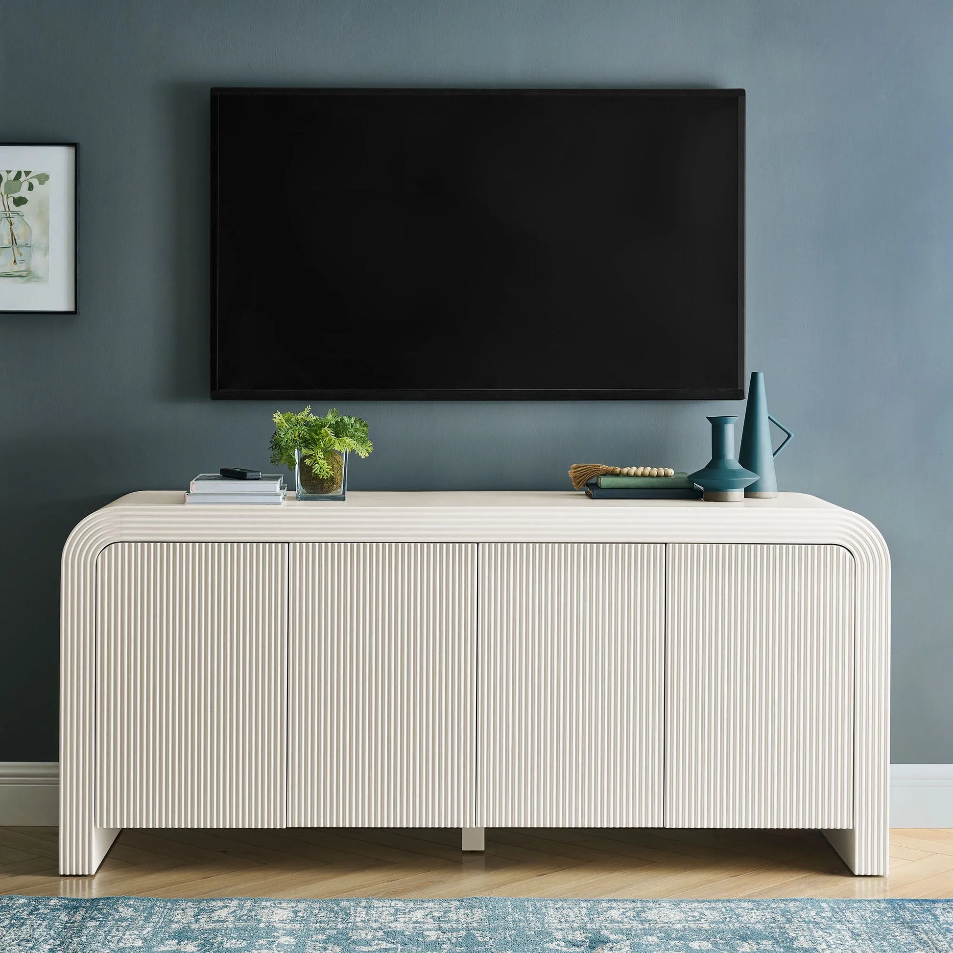 Waterflute 70" Fluted Sideboard Cabinet by Modway EEI-7198 FredCo