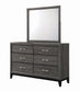 Watson Bedroom Set Grey Oak and Black Coaster Queen 4 Piece FredCo