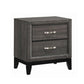 Watson Bedroom Set Grey Oak and Black Coaster Queen 4 Piece FredCo