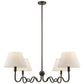 Wave Squiggle 4-Arm Pendant Light by Modway FredCo