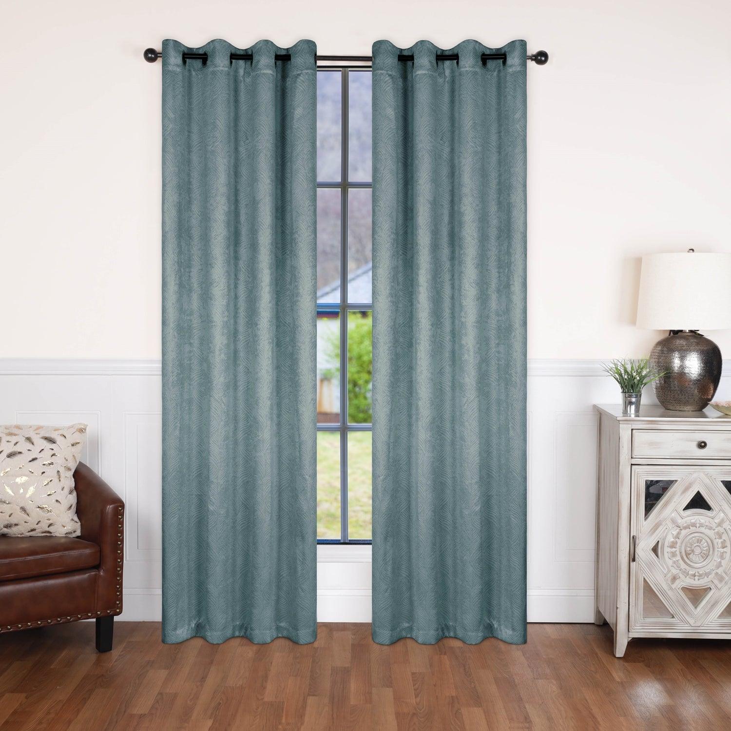 Waverly Room Darkening Noise Reducing Thermal Blackout Curtain Set FredCo