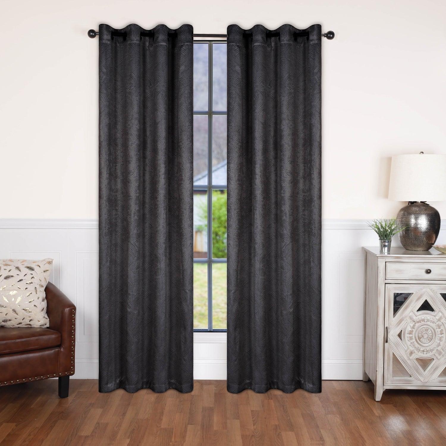 Waverly Room Darkening Noise Reducing Thermal Blackout Curtain Set FredCo