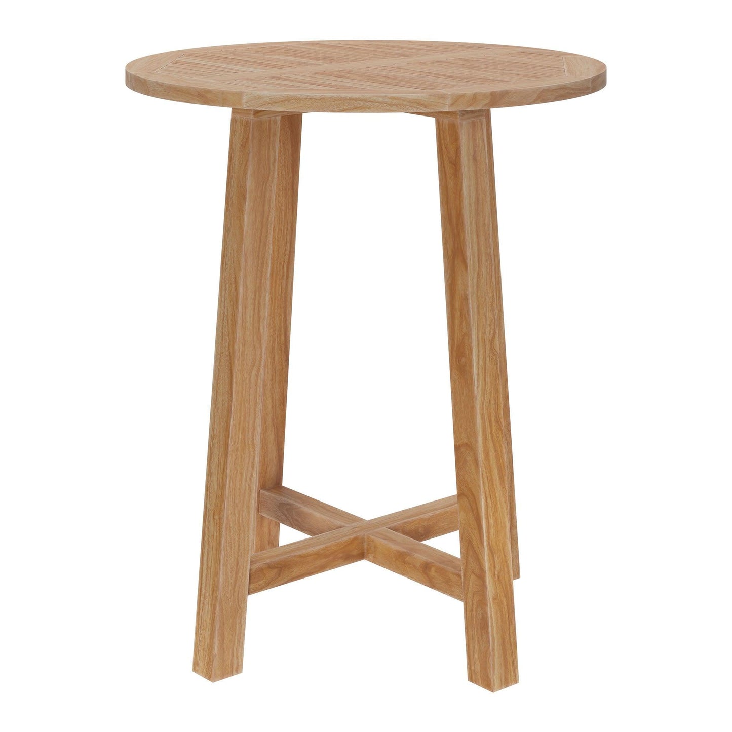 Wellspring 3-Piece Outdoor Patio Teak Wood Bar Set by Modway FredCo
