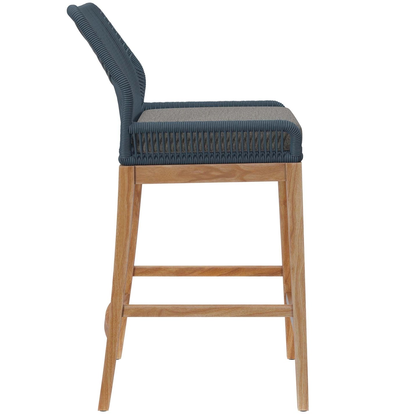 Wellspring 3-Piece Outdoor Patio Teak Wood Bar Set by Modway FredCo