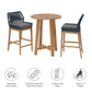 Wellspring 3-Piece Outdoor Patio Teak Wood Bar Set by Modway FredCo