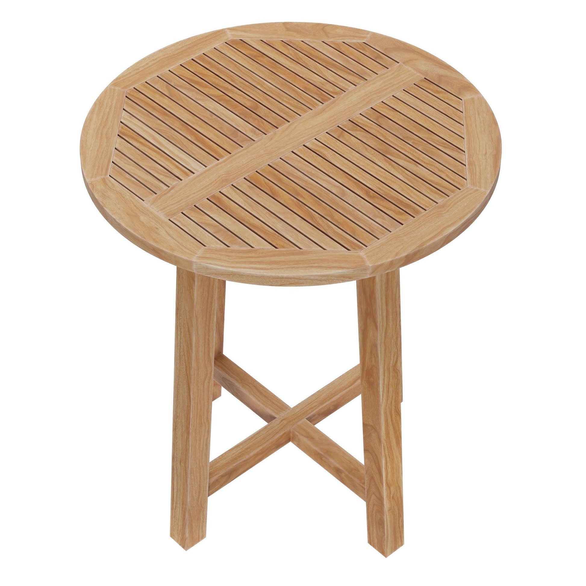 Wellspring 36" Outdoor Patio Teak Wood Bar Table by Modway FredCo
