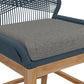 Wellspring Outdoor Patio Teak and Rope Counter Stool by Modway FredCo
