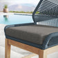 Wellspring Outdoor Patio Teak and Rope Counter Stool by Modway FredCo