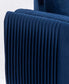Wenona Blue Velvet 3 Pieces Living Room Set FredCo