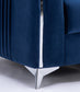 Wenona Blue Velvet Chair FredCo