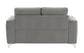 Wenona Gray Velvet Loveseat FredCo