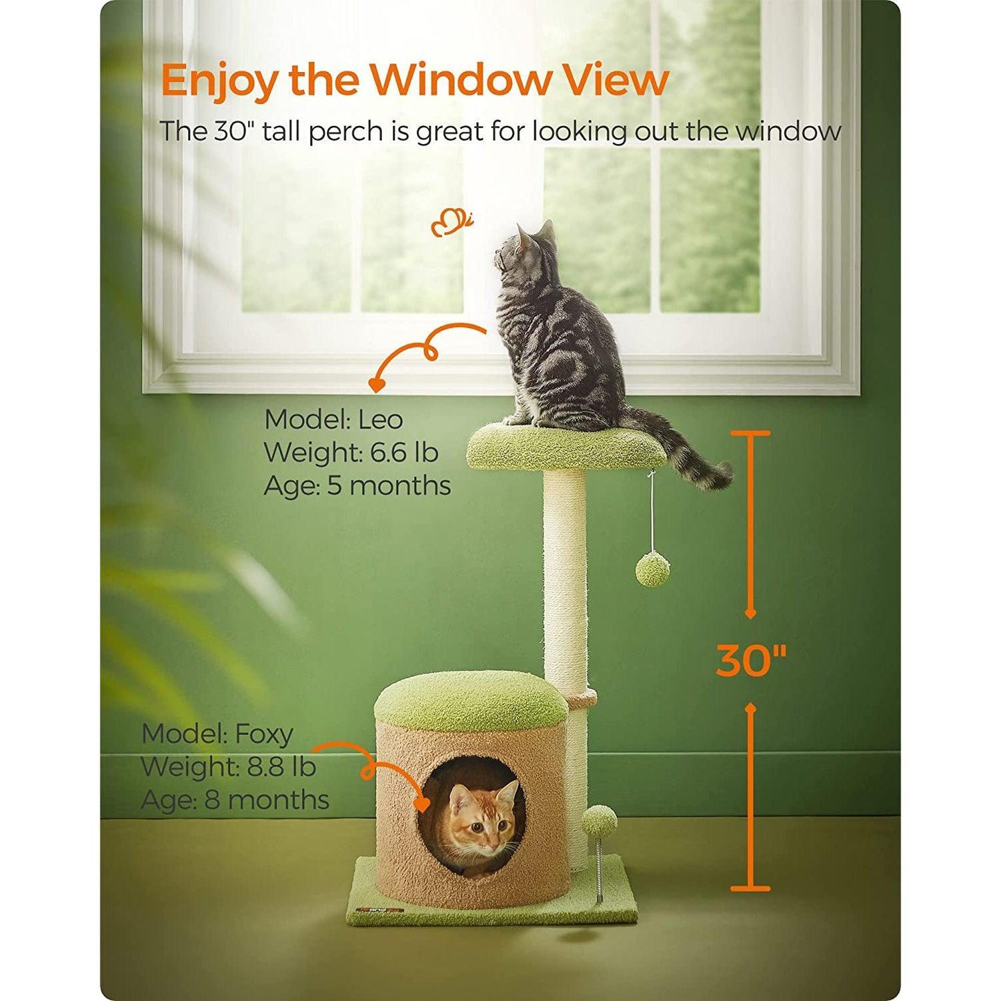 WhimsyWonders Cat Tree House FredCo