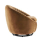 Whirr Tufted Performance Velvet Swivel Chair, EEI-5004 FredCo