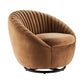 Whirr Tufted Performance Velvet Swivel Chair, EEI-5004 FredCo