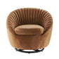 Whirr Tufted Performance Velvet Swivel Chair, EEI-5004 FredCo