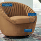 Whirr Tufted Performance Velvet Swivel Chair, EEI-5004 FredCo