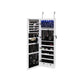 White Hanging Jewelry Armoire FredCo