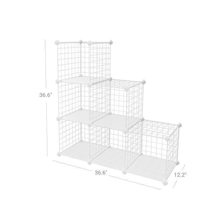 White Wire Mesh Organizer FredCo