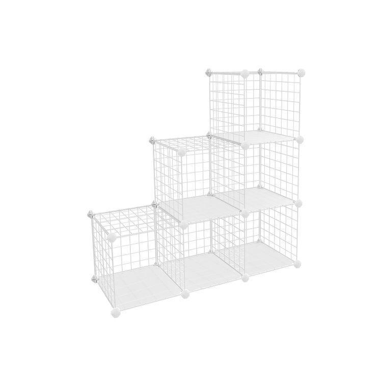 White Wire Mesh Organizer FredCo