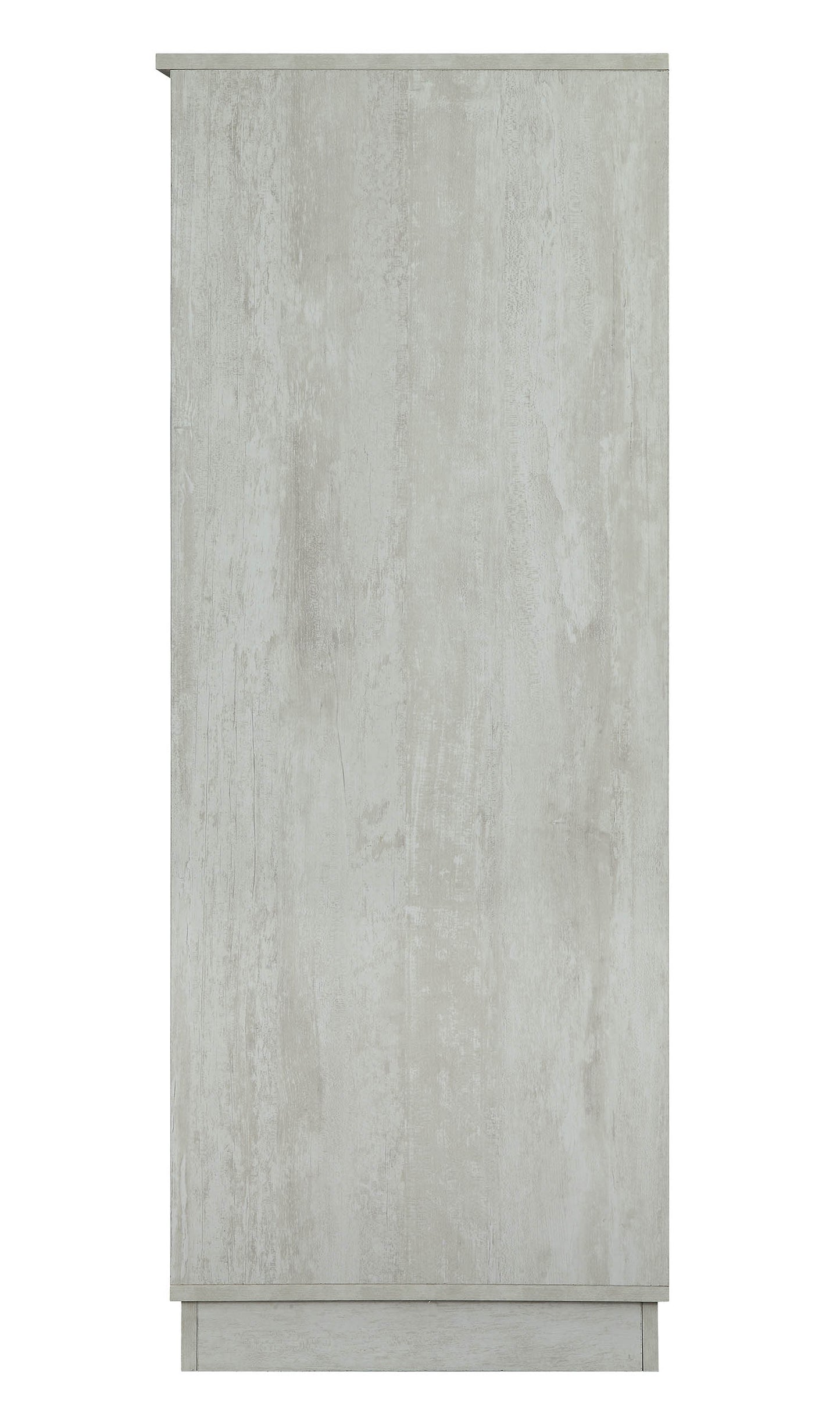Wiesta Antique White Finish Wine Cabinet FredCo