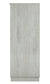 Wiesta Antique White Finish Wine Cabinet FredCo