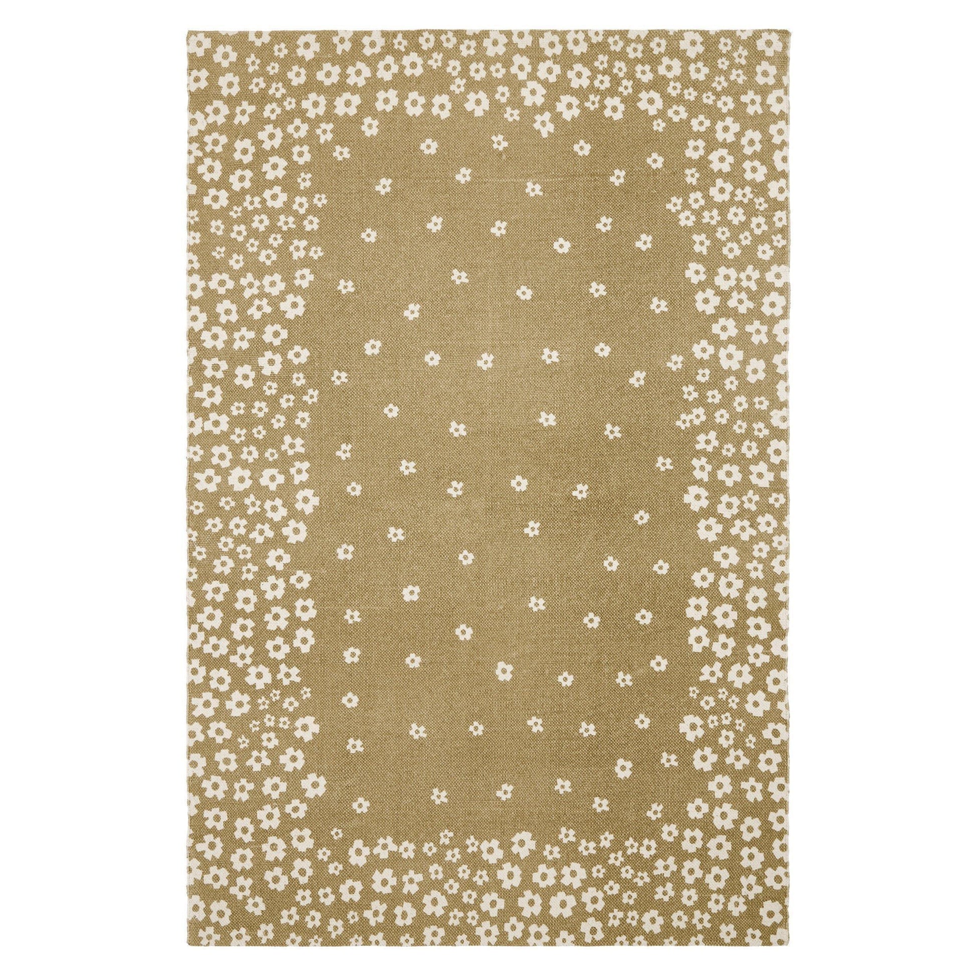 Wildflower 100% Cotton Rug, Environment Friendly Area Rugs FredCo