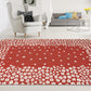 Wildflower 100% Cotton Rug, Environment Friendly Area Rugs FredCo