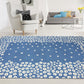 Wildflower 100% Cotton Rug, Environment Friendly Area Rugs FredCo