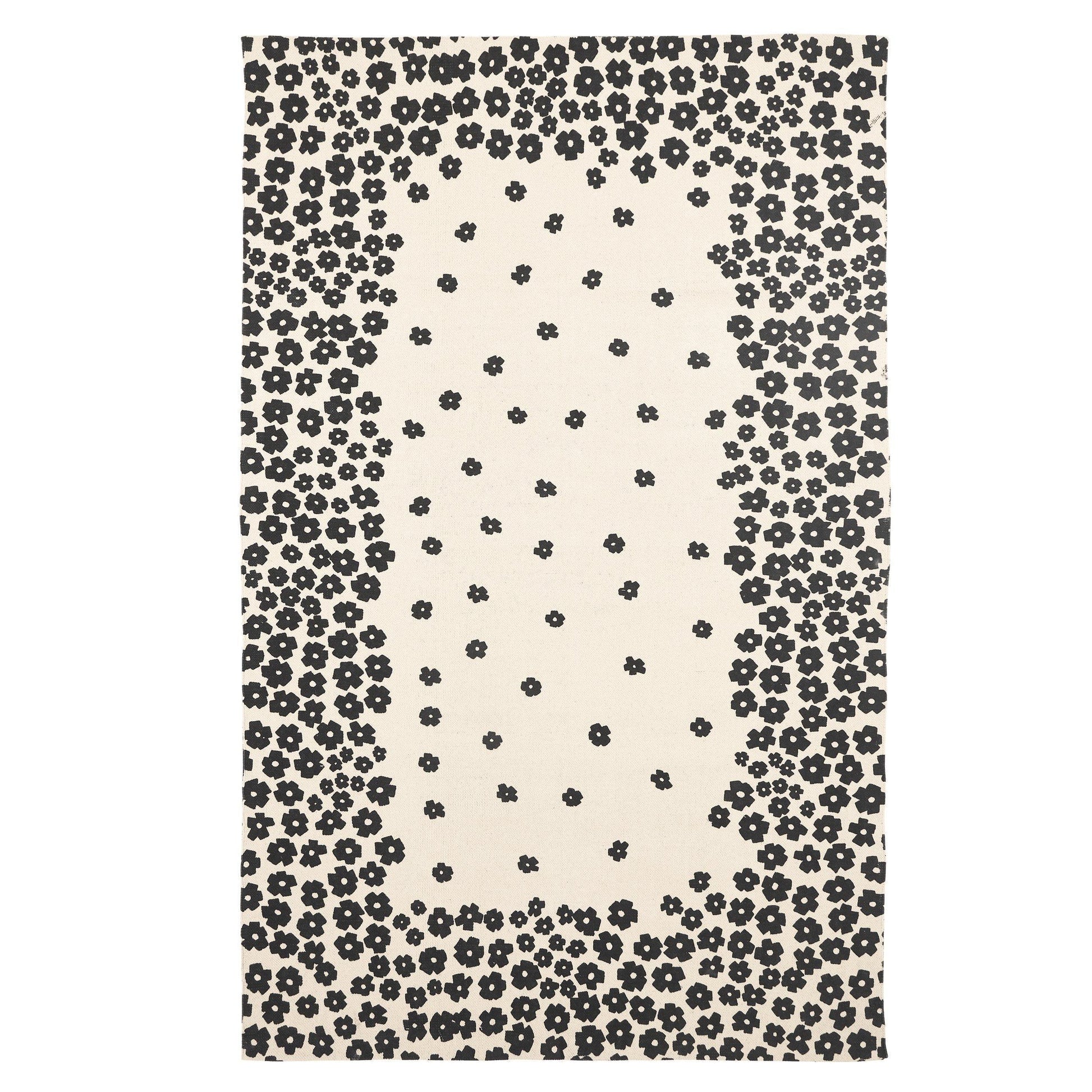 Wildflower 100% Cotton Rug, Environment Friendly Area Rugs FredCo