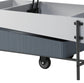 Wilkins Gray & White High Gloss Finish Coffee Table W/Lift Top FredCo
