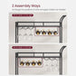 Wine Cart with 2 Mirrored Shelves FredCo