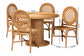 Winslow Natural Rattan Dining Set FredCo