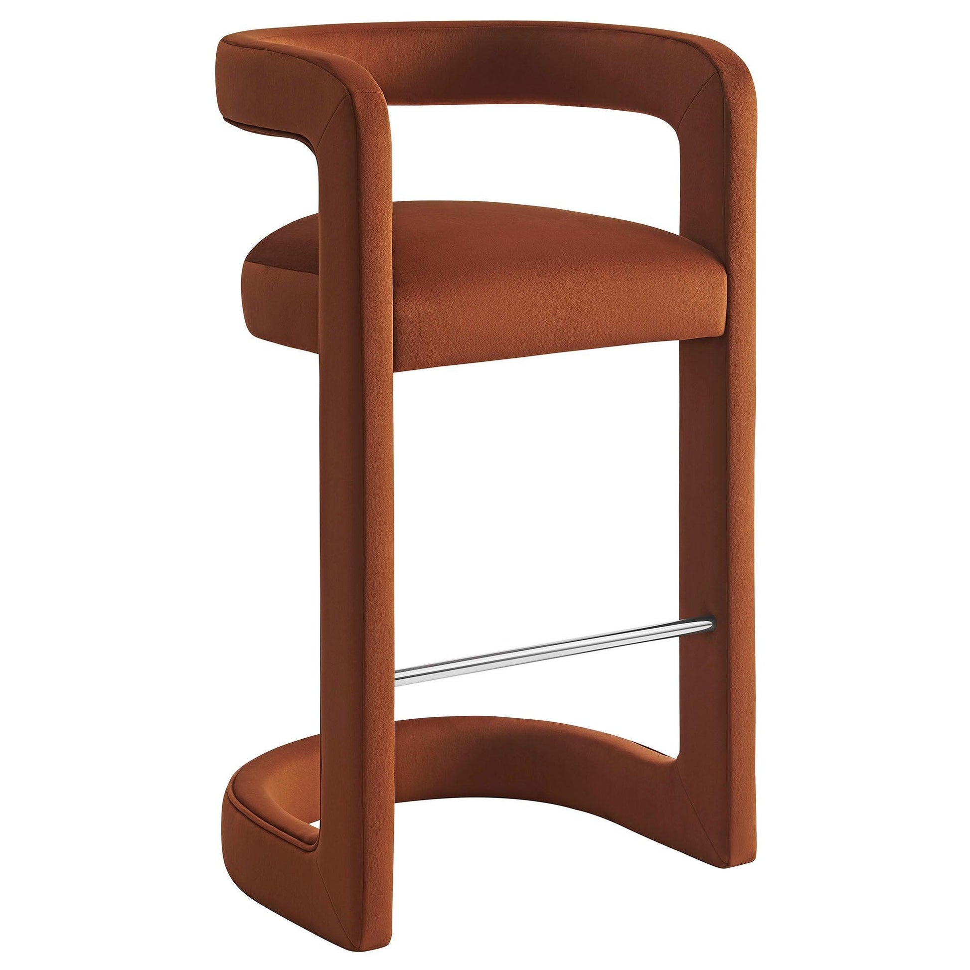 Winslow Performance Velvet Bar Stool by Modway EEI-7108 FredCo