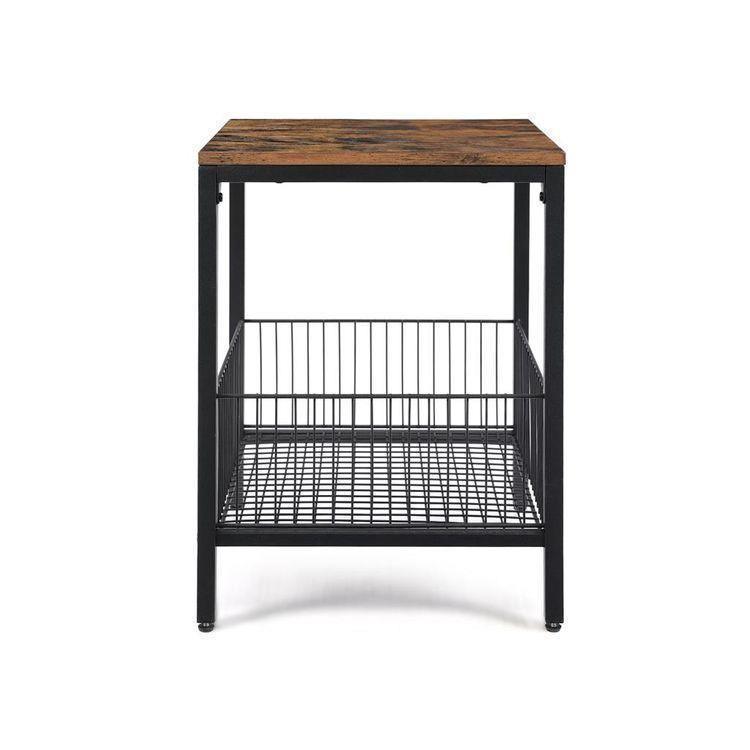 Wire Basket Side Table FredCo