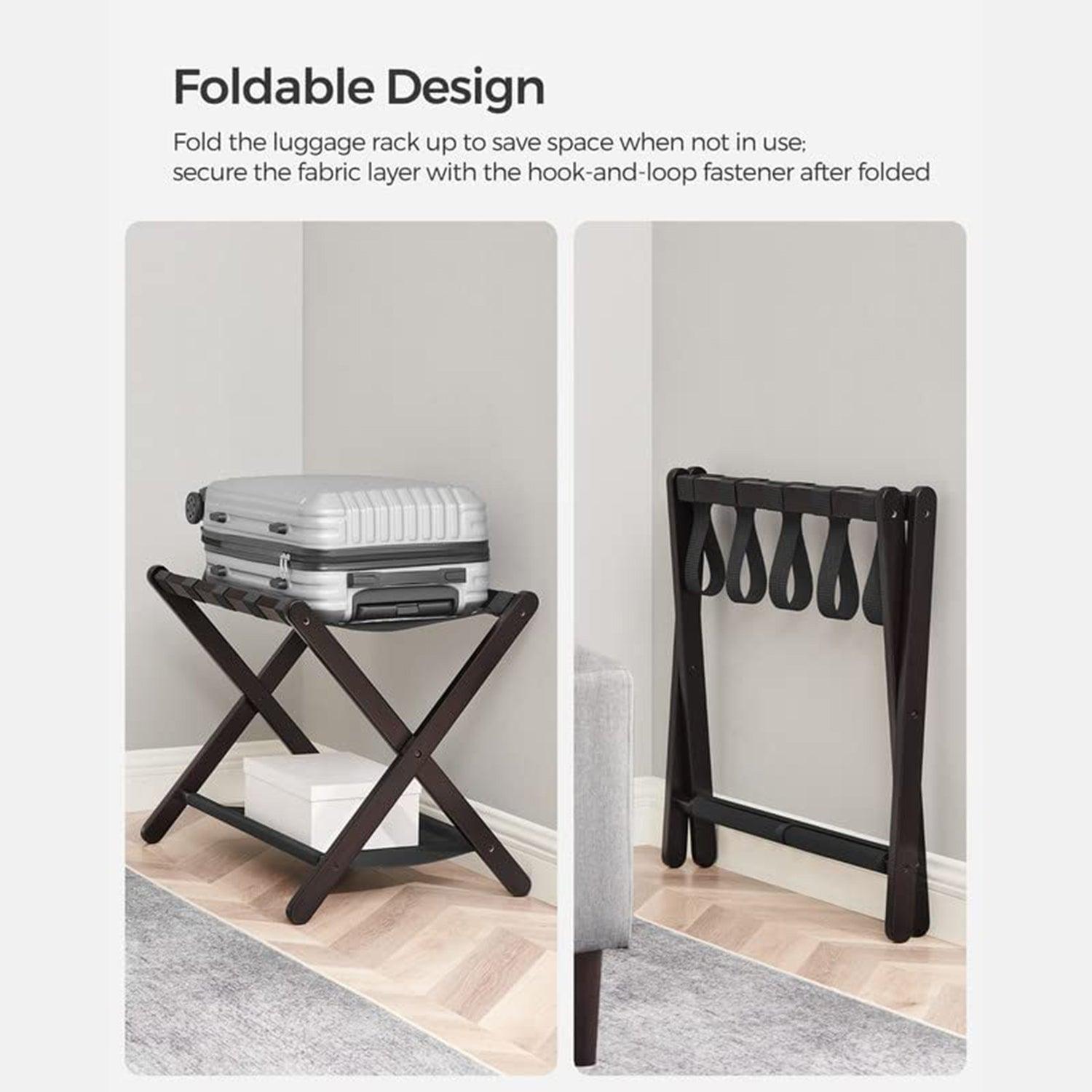 Wood Luggage Rack FredCo