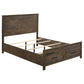 Woodmont 5-piece Queen Platform Bedroom Set Rustic Golden Brown Coaster FredCo