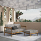 Wren 2-Piece Outdoor Patio Teak Wood Sofa and Ottoman Set by Modway FredCo