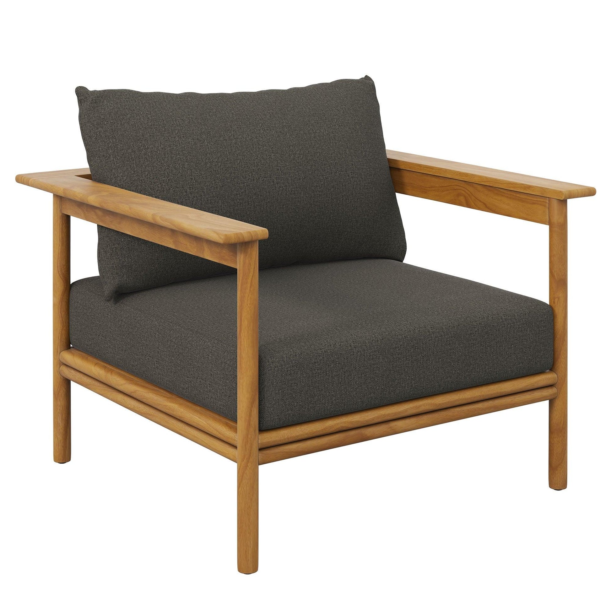 Wren Outdoor Patio Teak Wood Armchair by Modway FredCo