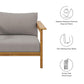 Wren Outdoor Patio Teak Wood Armchair by Modway FredCo