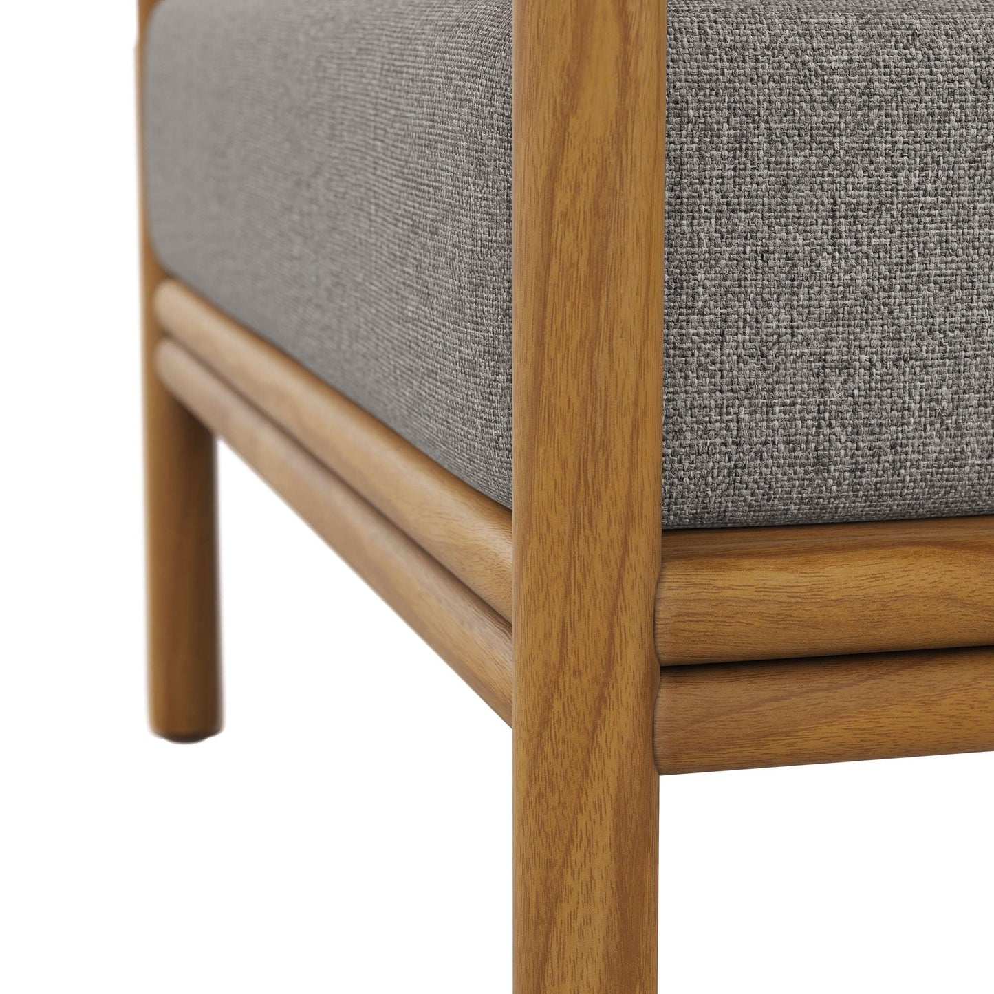 Wren Outdoor Patio Teak Wood Armchair Set of 2 by Modway FredCo