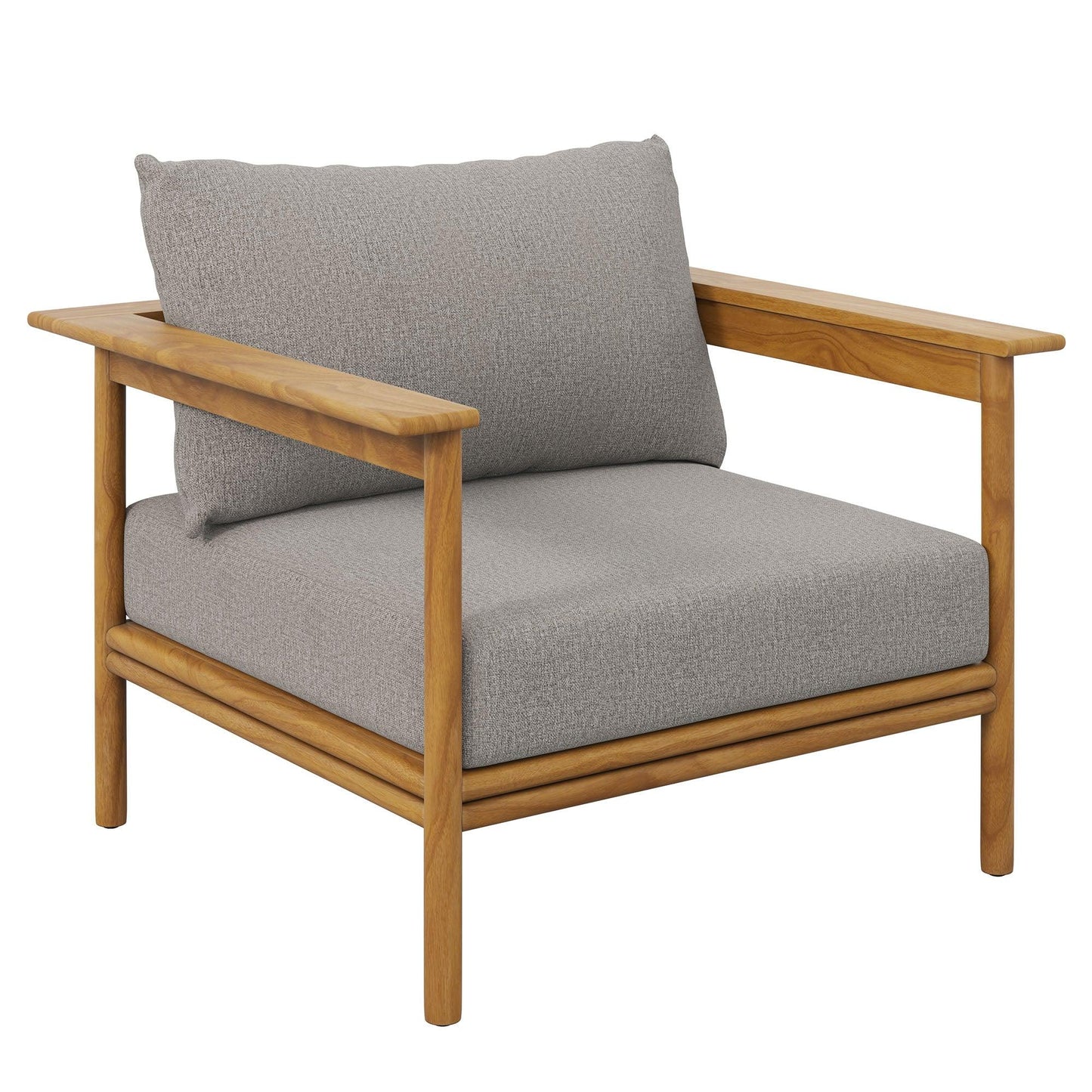 Wren Outdoor Patio Teak Wood Armchair Set of 2 by Modway FredCo