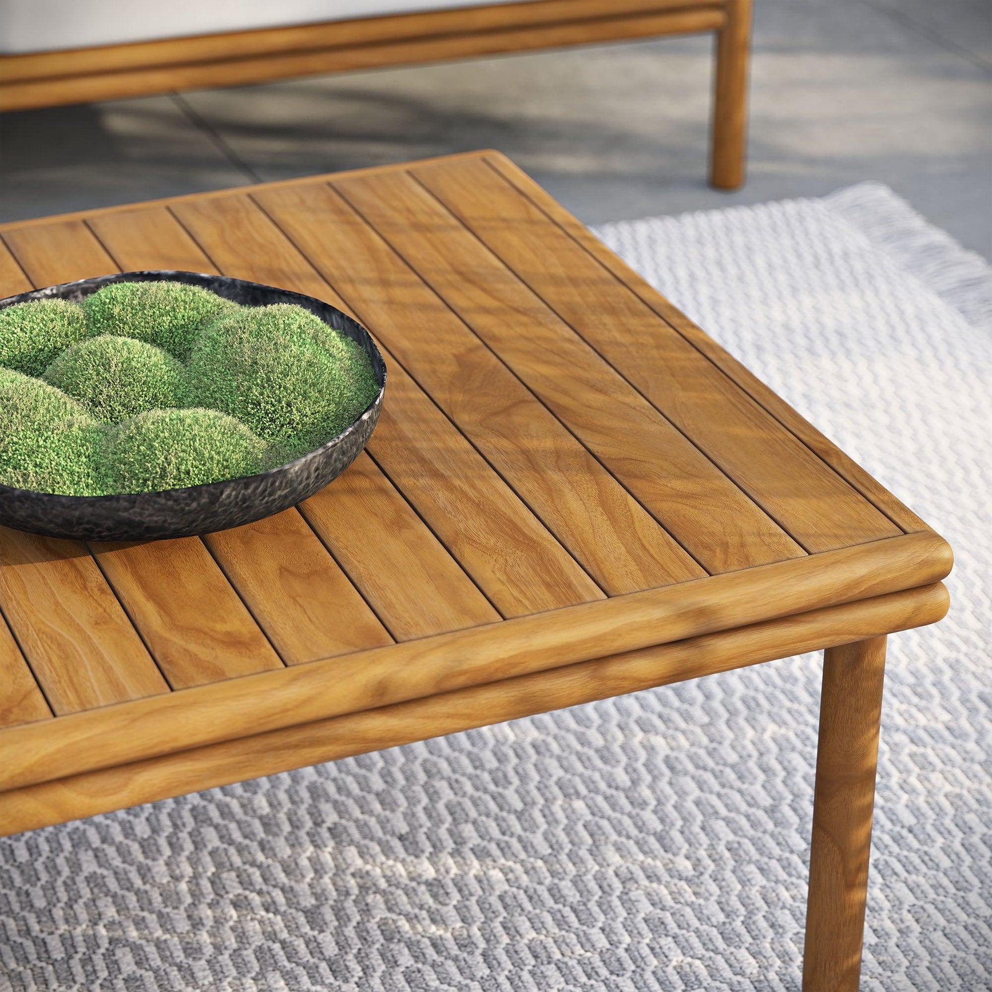 Wren Outdoor Patio Teak Wood Coffee Table by Modway FredCo