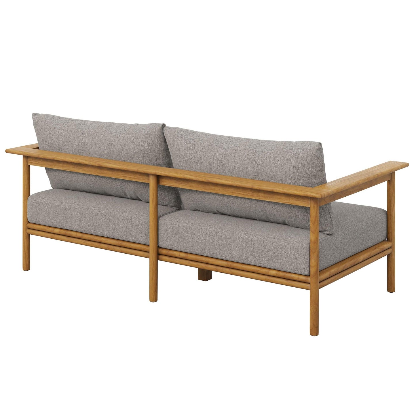 Wren Outdoor Patio Teak Wood Sofa by Modway FredCo