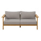Wren Outdoor Patio Teak Wood Sofa by Modway FredCo