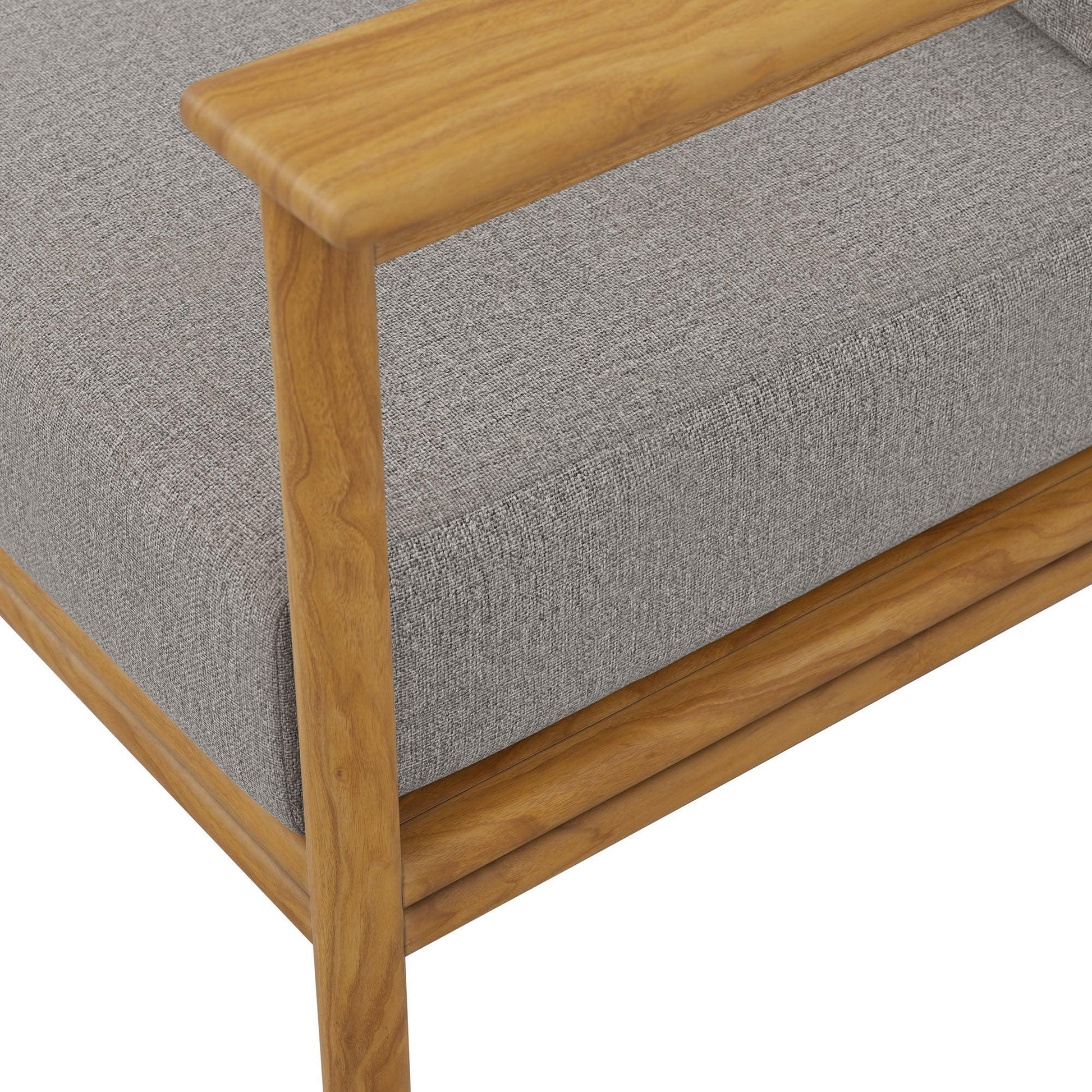Wren Outdoor Patio Teak Wood Sofa by Modway FredCo