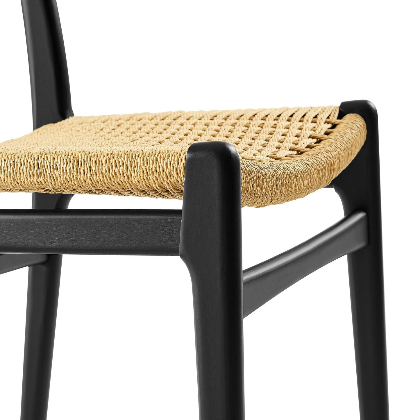 Wynn Rope and Wood Dining Side Chairs Set of 2 by Modway FredCo