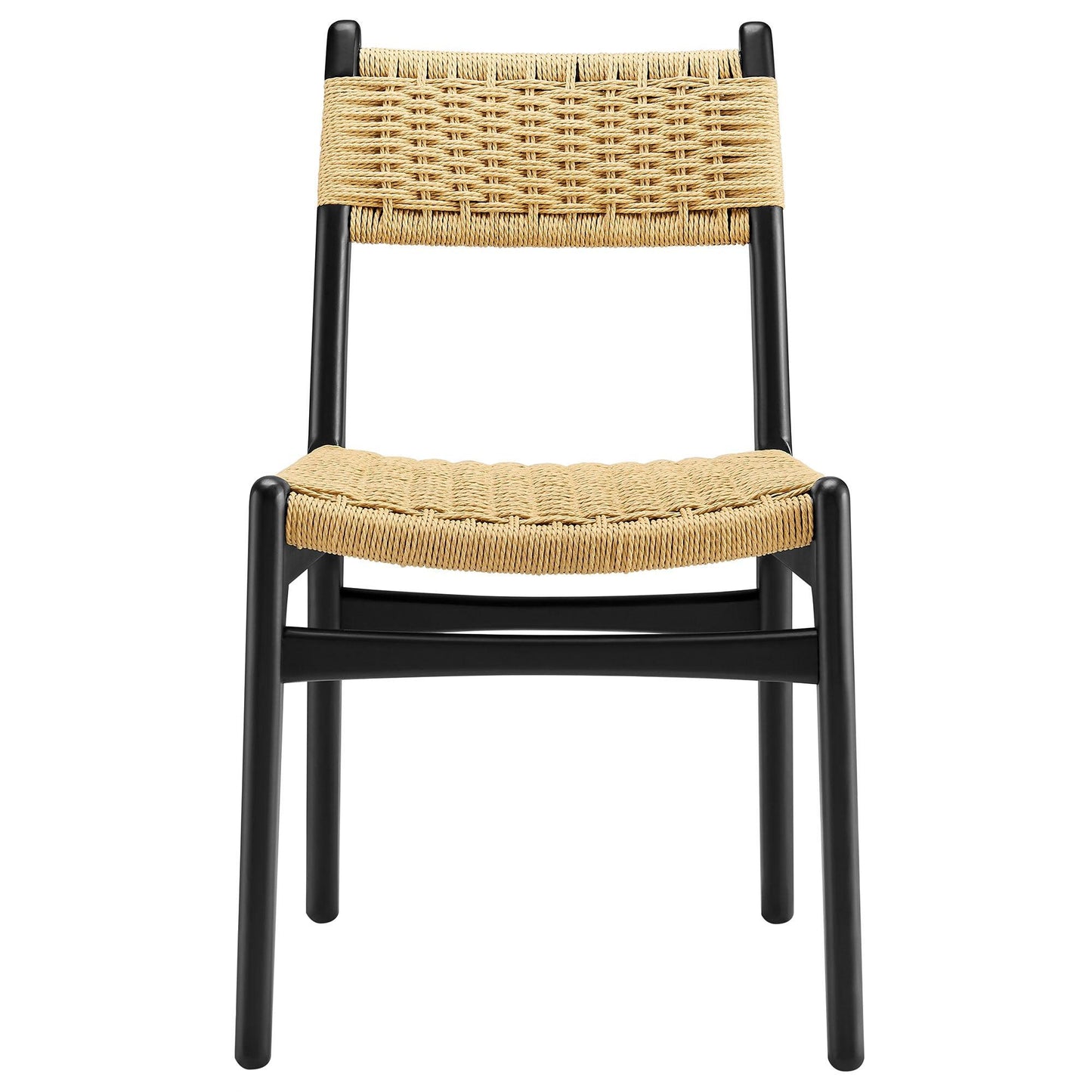 Wynn Rope and Wood Dining Side Chairs Set of 2 by Modway FredCo