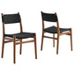 Wynn Rope and Wood Dining Side Chairs Set of 2 by Modway FredCo