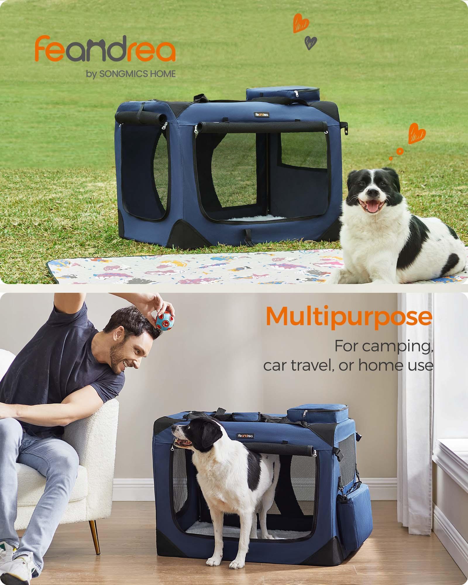 XL Dog Crate Blue FredCo